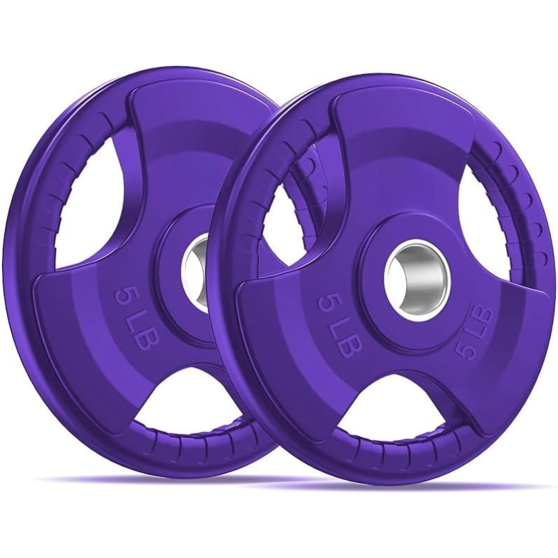 Color‑Coded Olympic Rubber Coated Weight Plates
