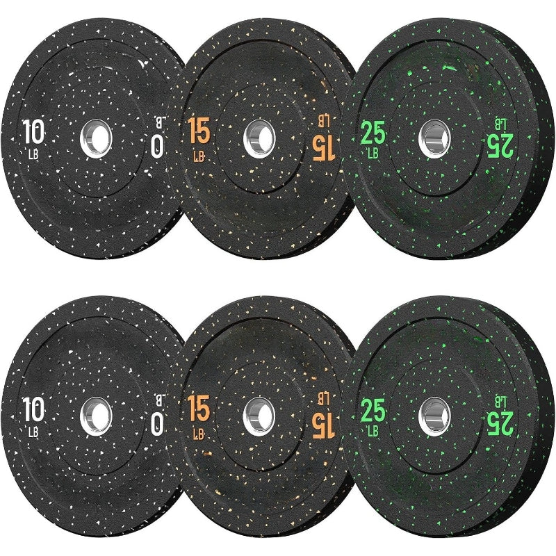 High‑Bounce Olympic Bumper Plates Set