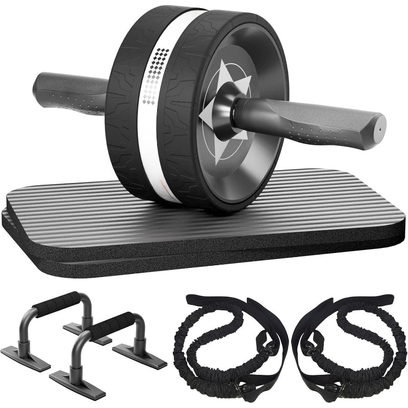 Ab Roller Wheel with 2 Knee Pads for Home Gym