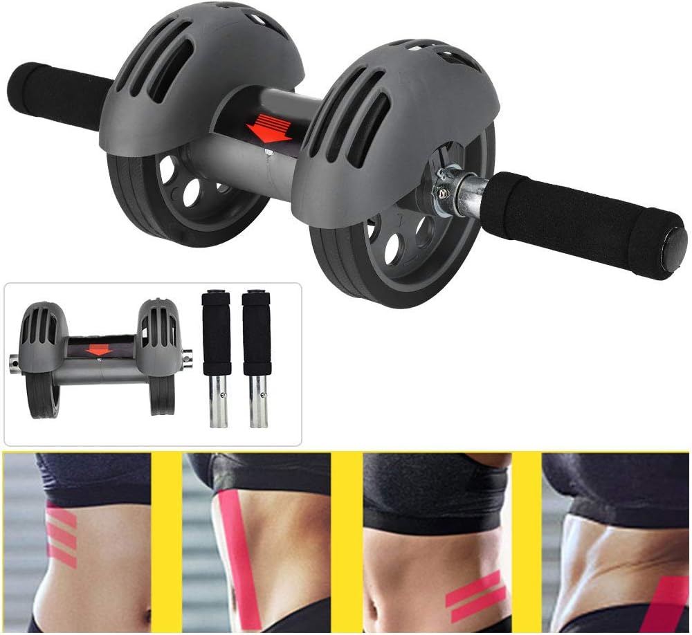 Double‑Wheel Ab Roller Core Fitness Workout Tool