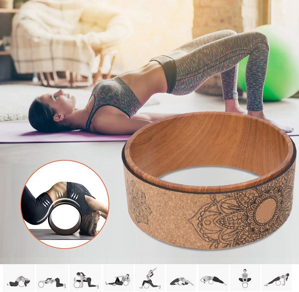 High‑Density PU Rubber Flexible Yoga Back Roller