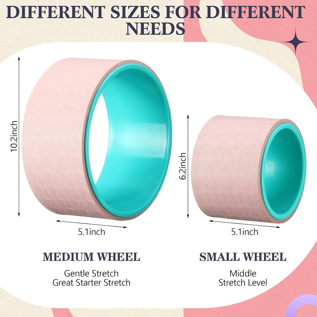 5‑in‑1 Yoga Wheel Set with Foam Roller