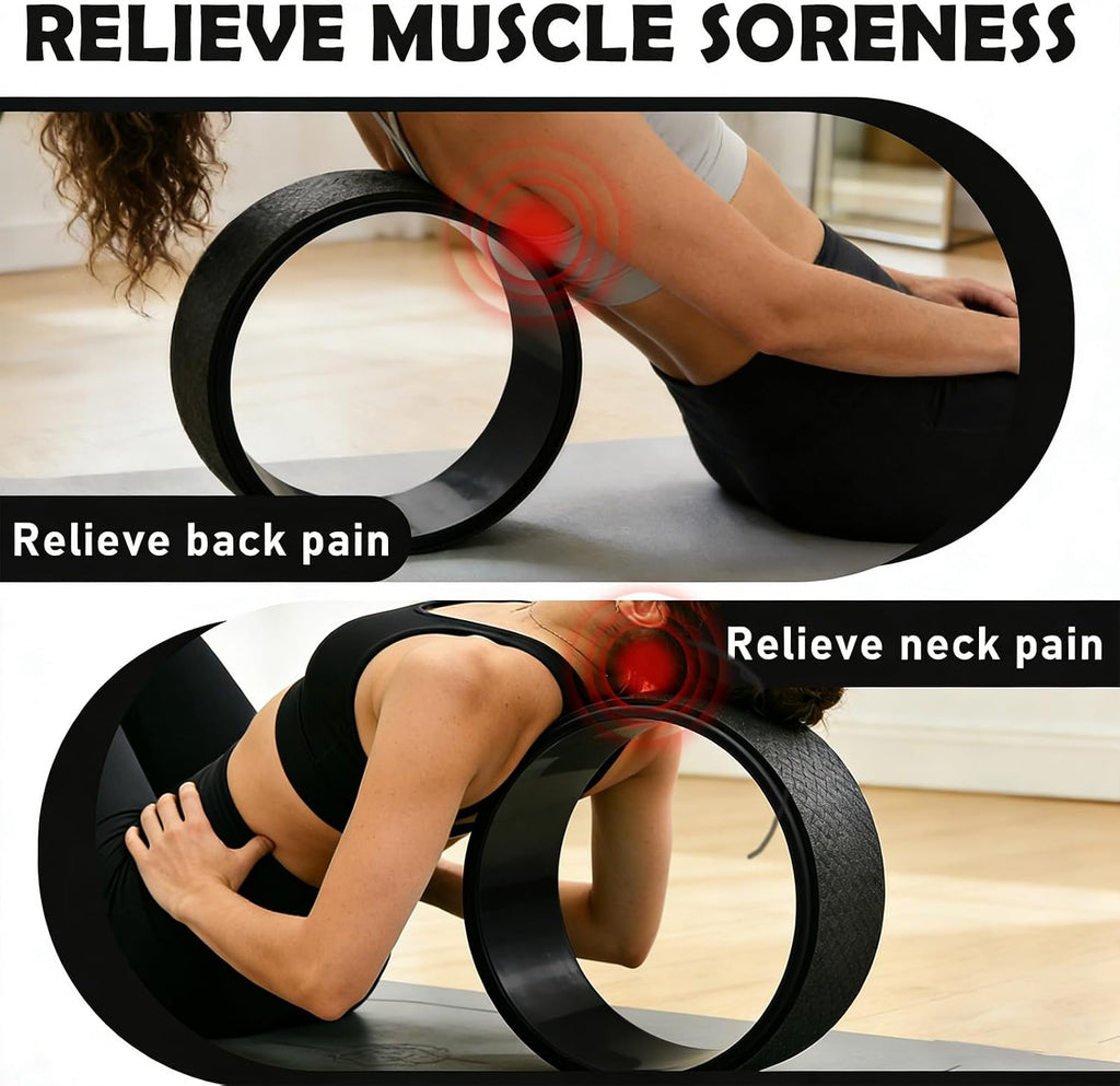13‑Inch Dharma Yoga Wheel for Back Pain