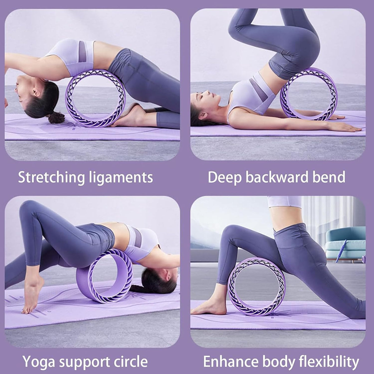 Curve Magic Wheel Foam‑Padded Yoga Wheel