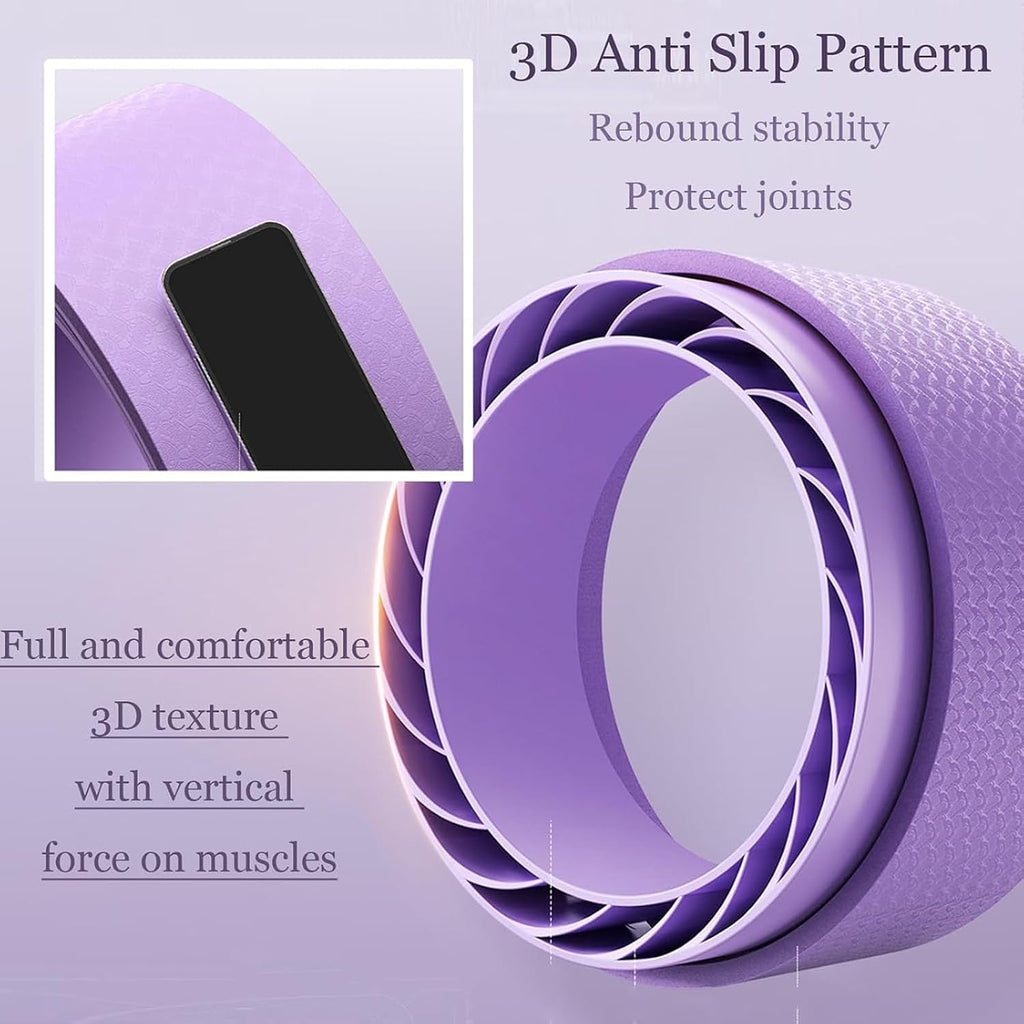 Curve Magic Wheel Foam‑Padded Yoga Wheel