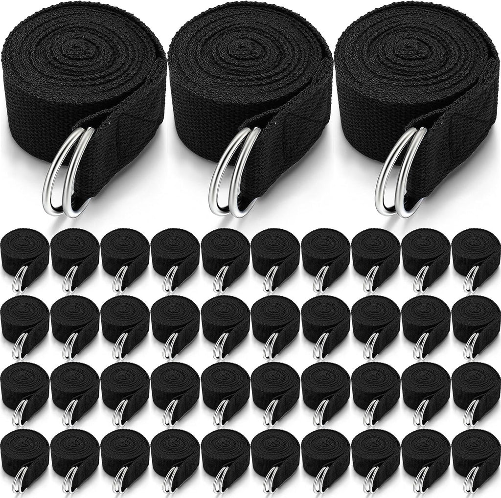 6Ft Non‑Elastic Leyndo Yoga Strap D‑Ring