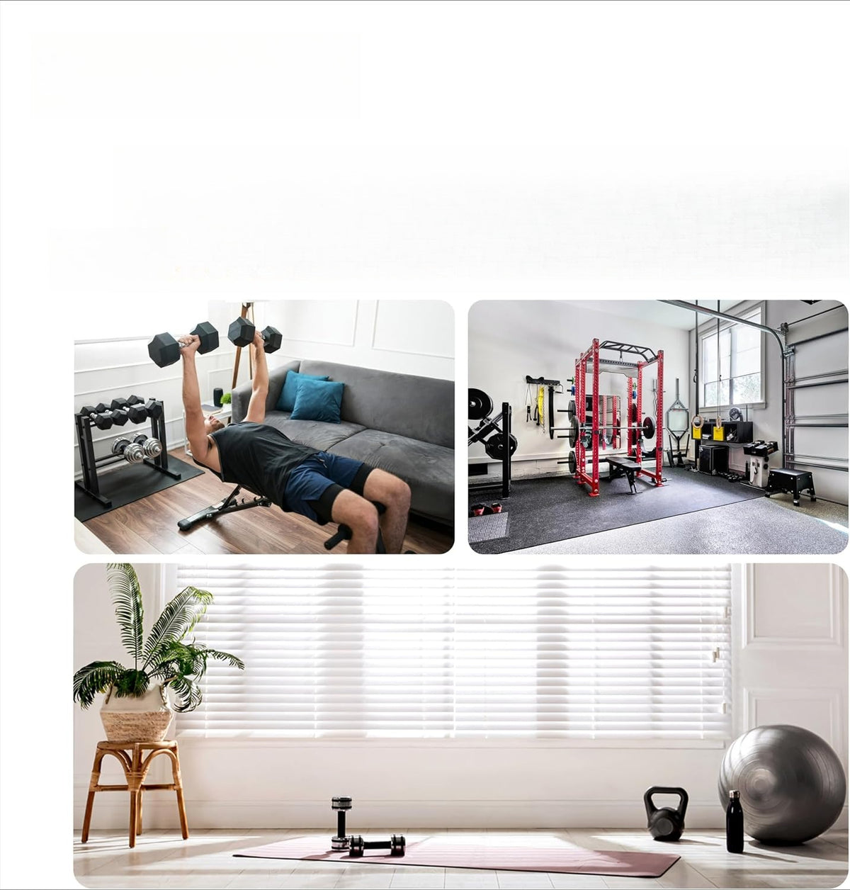 Colored Olympic Bumper Plates Set