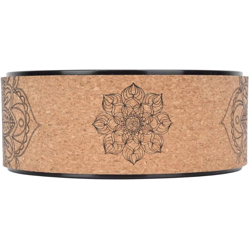 Wood‑Grain Inner PU Rubber Yoga Wheel